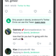 An image of a tweet sent with Twitter Circle